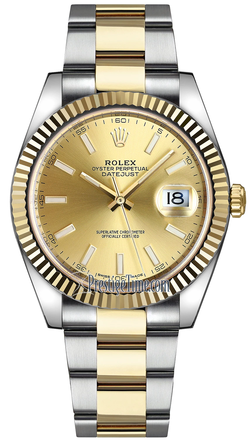 Rolex Datejust 41mm Steel and Yellow Gold 126333 Champagne Index Oyster Rolex Datejust 41mm Steel And Yellow Gold 126333 Champagne Index Oyster -Omega Shop 126333 Champagne Index Oyster