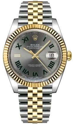 Rolex Datejust 41mm Steel And Yellow Gold 126333 Slate Roman Jubilee