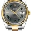 Rolex Datejust 41mm Steel And Yellow Gold 126333 Slate Roman Oyster
