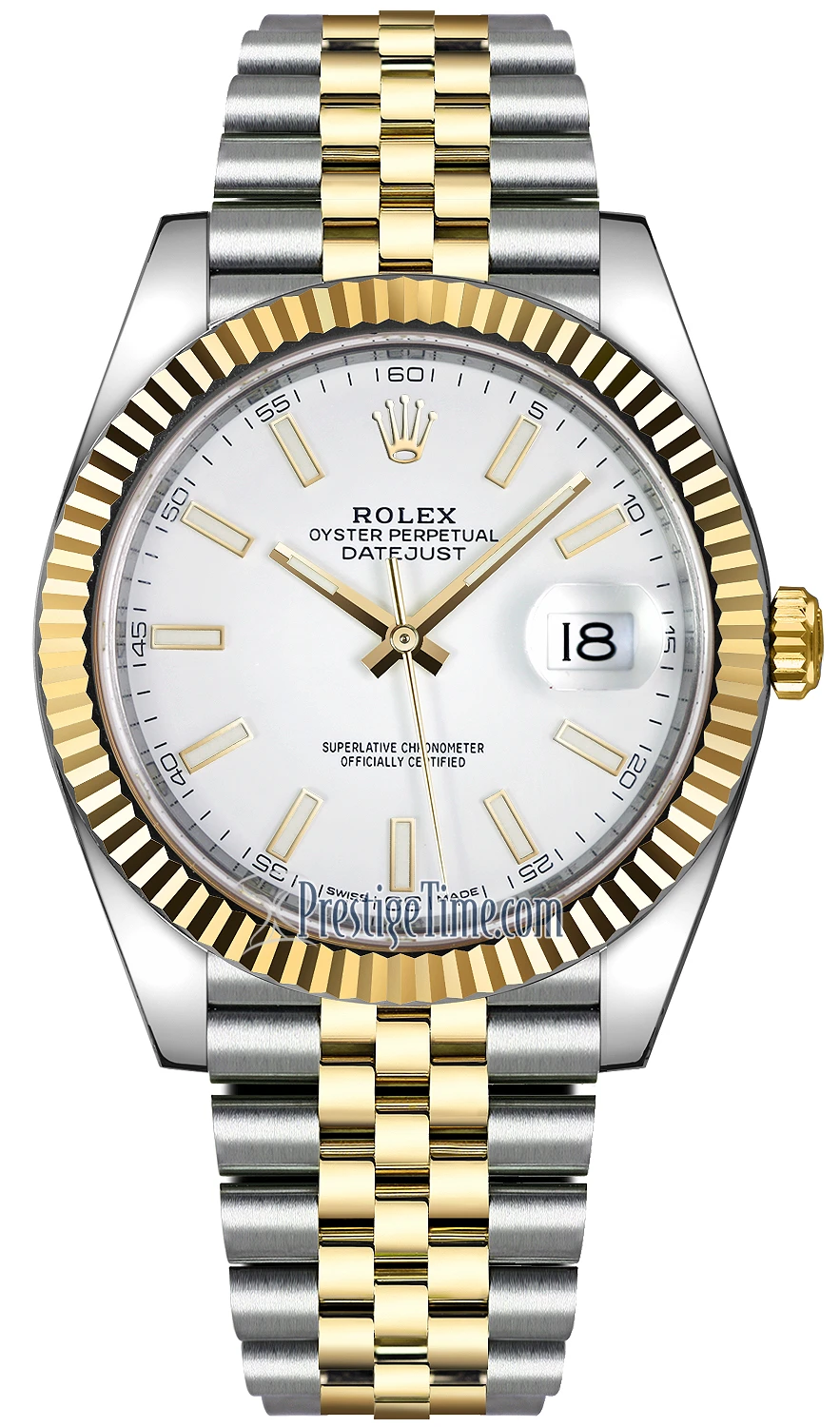 Rolex Datejust 41mm Steel and Yellow Gold 126333 White Index Jubilee Rolex Datejust 41mm Steel And Yellow Gold 126333 White Index Jubilee -Omega Shop 126333 White Index Jubilee