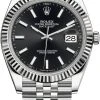 Rolex Datejust 41mm Stainless Steel 126334 Black Index Jubilee -Omega Shop 126334 Black Index Jubilee