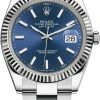 Rolex Datejust 41mm Stainless Steel 126334 Blue Index Oyster -Omega Shop 126334 Blue Index Oyster