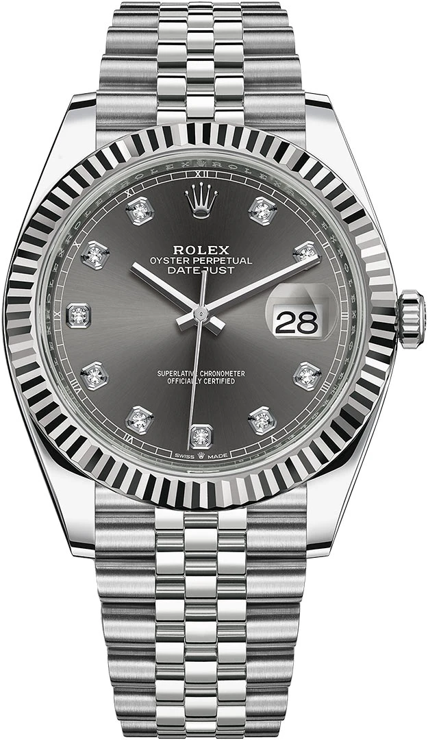 Rolex Datejust 41mm Stainless Steel 126334 Dark Rhodium Diamond Jubilee Rolex Datejust 41mm Stainless Steel 126334 Dark Rhodium Diamond Jubilee -Omega Shop 126334 Dark Rhodium Diamond Jubilee