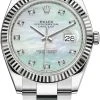 Rolex Datejust 41mm Stainless Steel 126334 MOP Diamond Oyster -Omega Shop 126334 MOP Diamond Oyster