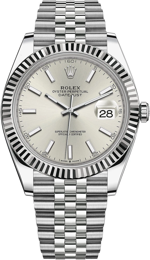 Rolex Datejust 41mm Stainless Steel 126334 Silver Index Jubilee Rolex Datejust 41mm Stainless Steel 126334 Silver Index Jubilee -Omega Shop 126334 Silver Index Jubilee
