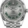 Rolex Datejust 41mm Stainless Steel 126334 Slate Roman Jubilee