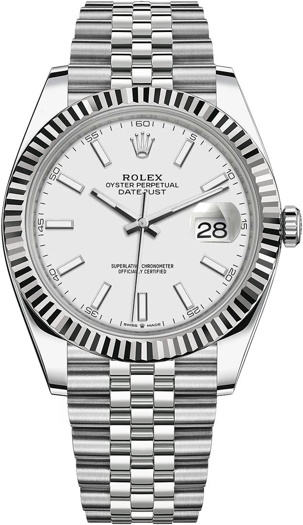 Rolex Datejust 41mm Stainless Steel 126334 White Index Jubilee Rolex Datejust 41mm Stainless Steel 126334 White Index Jubilee -Omega Shop 126334 White Index Jubilee reference m126334