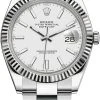 Rolex Datejust 41mm Stainless Steel 126334 White Index Oyster -Omega Shop 126334 White Index Oyster