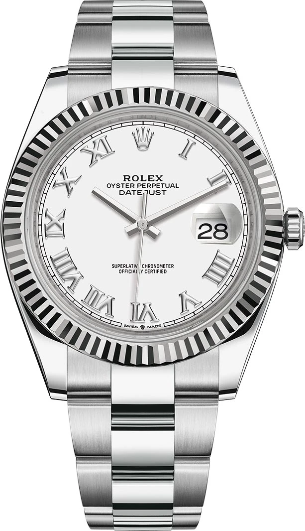 Rolex Datejust 41mm Stainless Steel 126334 White Roman Oyster Rolex Datejust 41mm Stainless Steel 126334 White Roman Oyster -Omega Shop 126334 White Roman Oyster