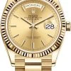 Rolex Day-Date 36mm Yellow Gold 128238 Champagne Index
