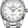 Rolex Day-Date 36mm White Gold 128239 White Roman 2 Rolex Day-Date 36mm White Gold 128239 White Roman -Omega Shop 128239 White Roman