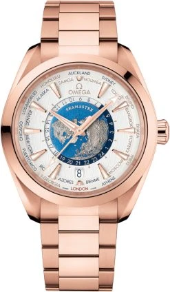 Omega Aqua Terra 150M GMT Worldtimer Co-Axial 43mm 220.50.43.22.02.001
