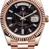 Rolex Day-Date 40mm Everose Gold 228235 Eisenkiesel Baguette 2 Rolex Day-Date 40mm Everose Gold 228235 Eisenkiesel Baguette -Omega Shop 228235 Eisenkiesel Baguette