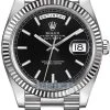 Rolex Day-Date 40mm White Gold 228239 Black Index -Omega Shop 228239 Black Index