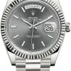 Rolex Day-Date 40mm White Gold 228239 Slate Index -Omega Shop 228239 Rolex Day Date White Gold Slate Index m228239 0060