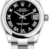 Rolex Datejust 31mm Stainless Steel 278240 Black Roman Oyster 2 Rolex Datejust 31mm Stainless Steel 278240 Black Roman Oyster -Omega Shop 278240 Black Roman Oyster