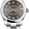Rolex Datejust 31mm Stainless Steel 278240 Dark Grey Roman Oyster 1 Rolex Datejust 31mm Stainless Steel 278240 Dark Grey Roman Oyster -Omega Shop 278240 Dark Grey Roman Oyster
