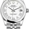 Rolex Datejust 31mm Stainless Steel 278240 White Roman Jubilee