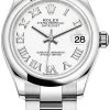 Rolex Datejust 31mm Stainless Steel 278240 White Roman Oyster 1 Rolex Datejust 31mm Stainless Steel 278240 White Roman Oyster -Omega Shop 278240 White Roman Oyster