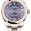 Rolex Datejust 31mm Stainless Steel And Rose Gold 278241 Aubergine Roman VI Oyster -Omega Shop 278241 Aubergine Roman VI Oyster