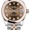 Rolex Datejust 31mm Stainless Steel And Rose Gold 278241 Chocolate Diamond Jubilee -Omega Shop 278241 Chocolate Diamond Jubilee