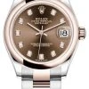 Rolex Datejust 31mm Stainless Steel And Rose Gold 278241 Chocolate Diamond Oyster 1 Rolex Datejust 31mm Stainless Steel And Rose Gold 278241 Chocolate Diamond Oyster -Omega Shop 278241 Chocolate Diamond Oyster