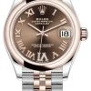 Rolex Datejust 31mm Stainless Steel And Rose Gold 278241 Chocolate Roman VI Jubilee -Omega Shop 278241 Chocolate Roman VI Jubilee