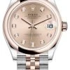 Rolex Datejust 31mm Stainless Steel And Rose Gold 278241 Rose Diamond Jubilee