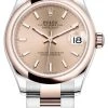 Rolex Datejust 31mm Stainless Steel And Rose Gold 278241 Rose Index Oyster