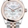 Rolex Datejust 31mm Stainless Steel And Rose Gold 278241 MOP Diamond Jubilee