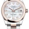 Rolex Datejust 31mm Stainless Steel And Rose Gold 278241 MOP Diamond Oyster -Omega Shop 278241 MOP Diamond Oyster