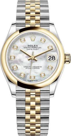 Rolex Datejust 31mm Stainless Steel And Yellow Gold 278243 MOP Diamond Jubilee