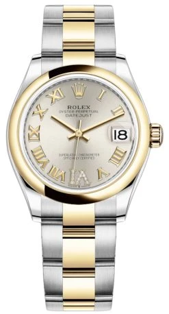 Rolex Datejust 31mm Stainless Steel And Yellow Gold 278243 Silver VI Roman Oyster