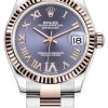 Rolex Datejust 31mm Stainless Steel And Rose Gold 278271 Aubergine Roman VI Oyster -Omega Shop 278271 Aubergine Roman VI Oyster