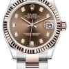 Rolex Datejust 31mm Stainless Steel And Rose Gold 278271 Chocolate Diamond Oyster -Omega Shop 278271 Chocolate Diamond Oyster