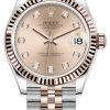 Rolex Datejust 31mm Stainless Steel And Rose Gold 278271 Rose Diamond Jubilee -Omega Shop 278271 Gold Diamond Jubilee