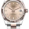 Rolex Datejust 31mm Stainless Steel And Rose Gold 278271 Rose Diamond Oyster -Omega Shop 278271 Gold Diamond Oyster