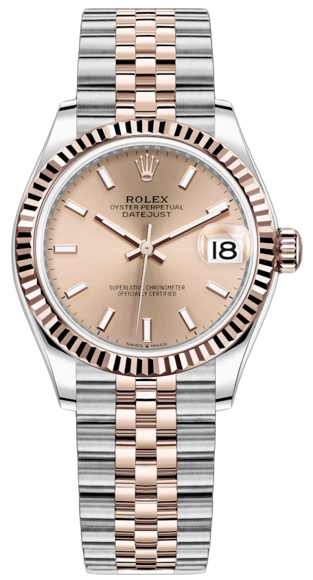 Rolex Datejust 31mm Stainless Steel and Rose Gold 278271 Rose Index Jubilee Rolex Datejust 31mm Stainless Steel And Rose Gold 278271 Rose Index Jubilee -Omega Shop
