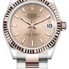 Rolex Datejust 31mm Stainless Steel And Rose Gold 278271 Rose Index Oyster
