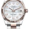 Rolex Datejust 31mm Stainless Steel And Rose Gold 278271 MOP Diamond Oyster -Omega Shop 278271 MOP Diamond Oyster