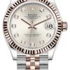 Rolex Datejust 31mm Stainless Steel And Rose Gold 278271 Silver Diamond Jubilee