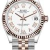 Rolex Datejust 31mm Stainless Steel And Rose Gold 278271 White Roman Jubilee -Omega Shop 278271 White Roman Jubilee