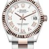 Rolex Datejust 31mm Stainless Steel And Rose Gold 278271 White Roman Oyster -Omega Shop 278271 White Roman Oyster