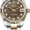 Rolex Datejust 31mm Stainless Steel And Yellow Gold 278273 Black MOP Diamond Oyster -Omega Shop 278273 Black MOP Diamond Oyster m278273 0023