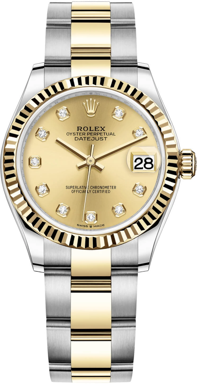 Rolex Datejust 31mm Stainless Steel and Yellow Gold 278273 Champagne Diamond Oyster Rolex Datejust 31mm Stainless Steel And Yellow Gold 278273 Champagne Diamond Oyster -Omega Shop 278273 Champagne Diamond Oyster m278273 0025