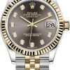 Rolex Datejust 31mm Stainless Steel And Yellow Gold 278273 Grey Diamond Jubilee -Omega Shop 278273 Grey Diamond Jubilee m278273 0022