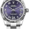 Rolex Datejust 31mm Stainless Steel 278274 Aubergine VI Oyster -Omega Shop 278274 Aubergine VI Oyster