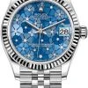 Rolex Datejust 31mm Stainless Steel 278274 Azzurro Blue Floral Jubilee 2 Rolex Datejust 31mm Stainless Steel 278274 Azzurro Blue Floral Jubilee -Omega Shop 278274 Azzurro Blue Floral Jubilee