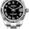Rolex Datejust 31mm Stainless Steel 278274 Black Roman Oyster 2 Rolex Datejust 31mm Stainless Steel 278274 Black Roman Oyster -Omega Shop 278274 Black Roman Oyster