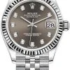 Rolex Datejust 31mm Stainless Steel 278274 Dark Grey Diamond Jubilee -Omega Shop 278274 Dark Grey Diamond Jubileer